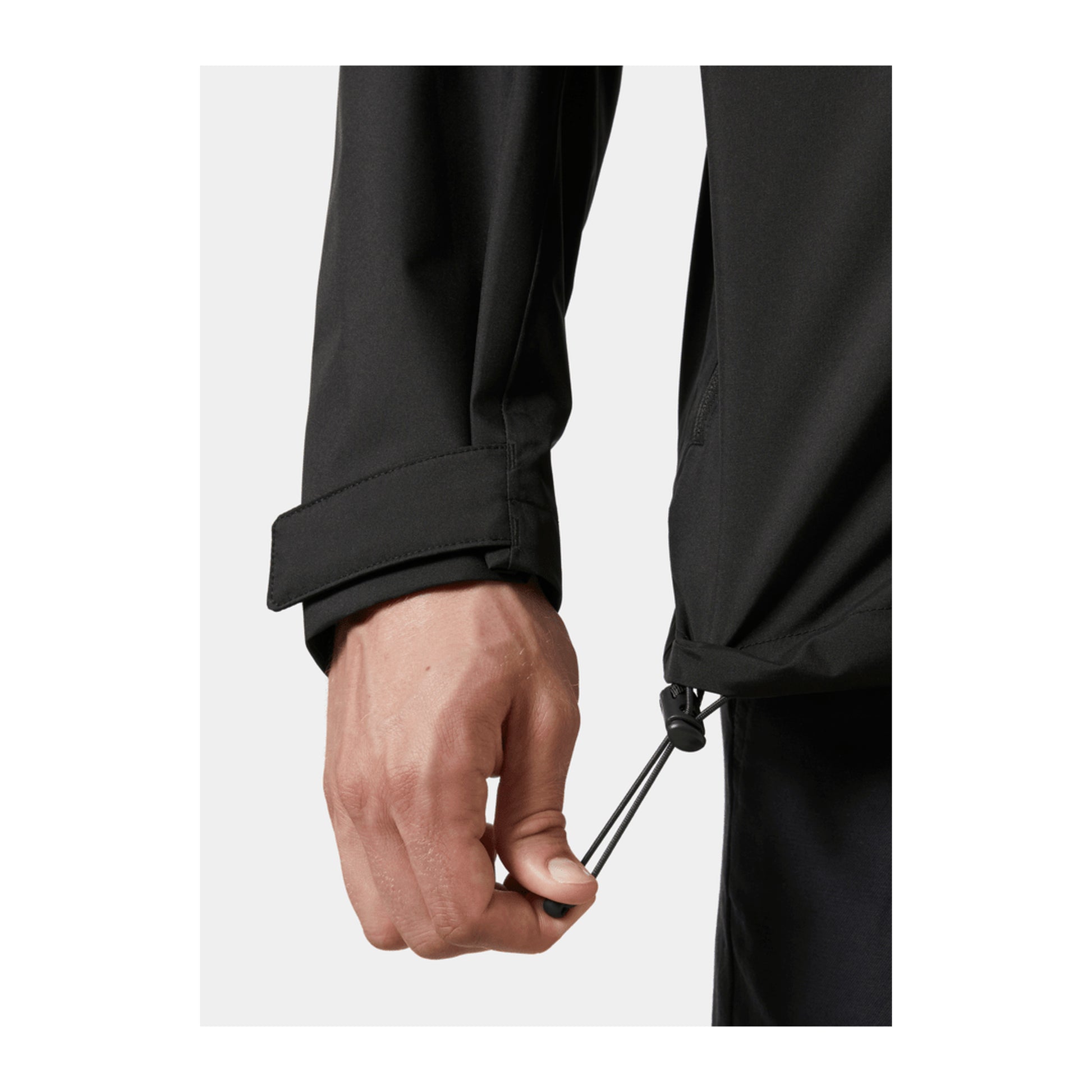 HH Men's Crew Jacket 2.0 – Black – detail