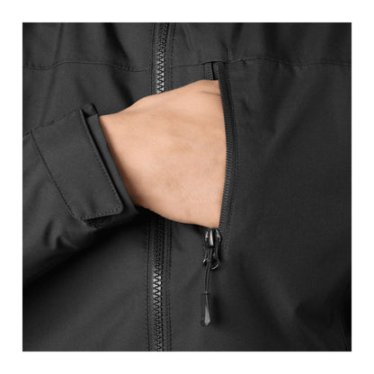 HH Women's W Crew Hooded Midl Jacket 2.0 – Black – detail