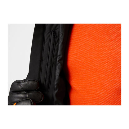 HH Men's Powderface Jacket – Black – detail