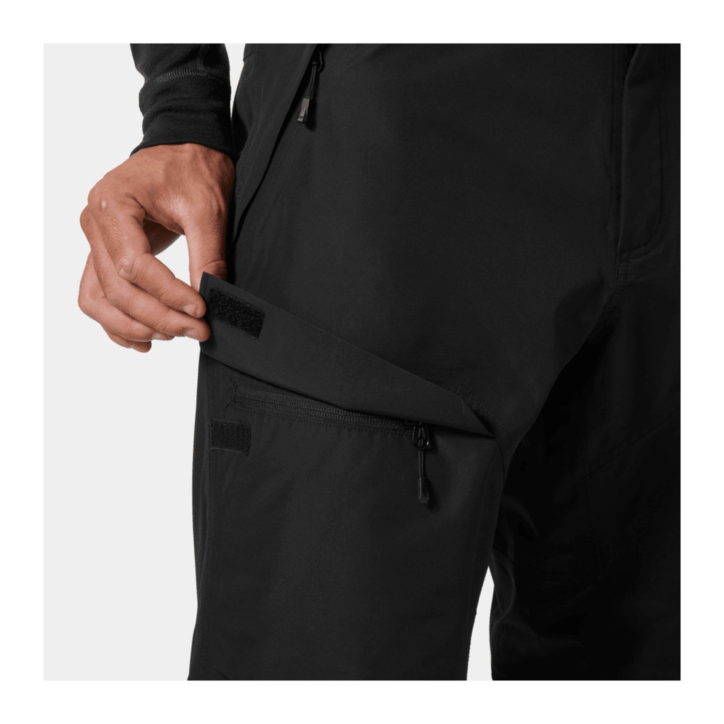 HH Men's Emiko Shell Pant – Black – detail