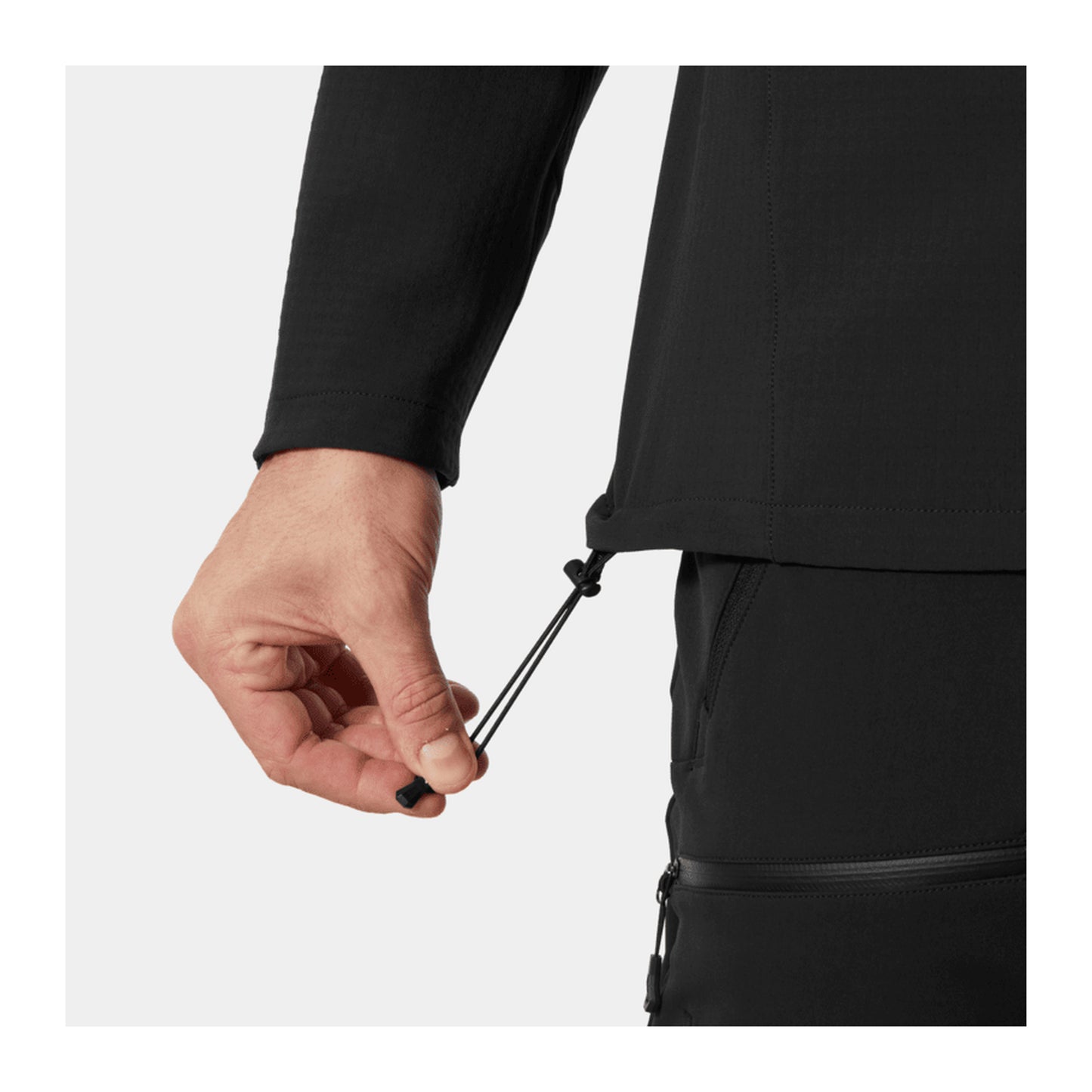 HH Men's Odin Pro Shield Jacket – Black – detail