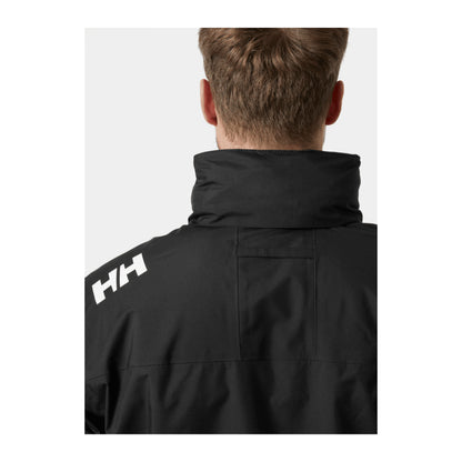 HH Men's Crew Hooded Midlayer Jacket 2 – Black – detail