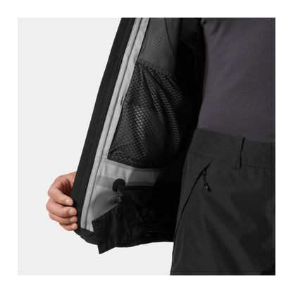 HH Men's Sogn Shell 2.0 Jacket – Black – detail