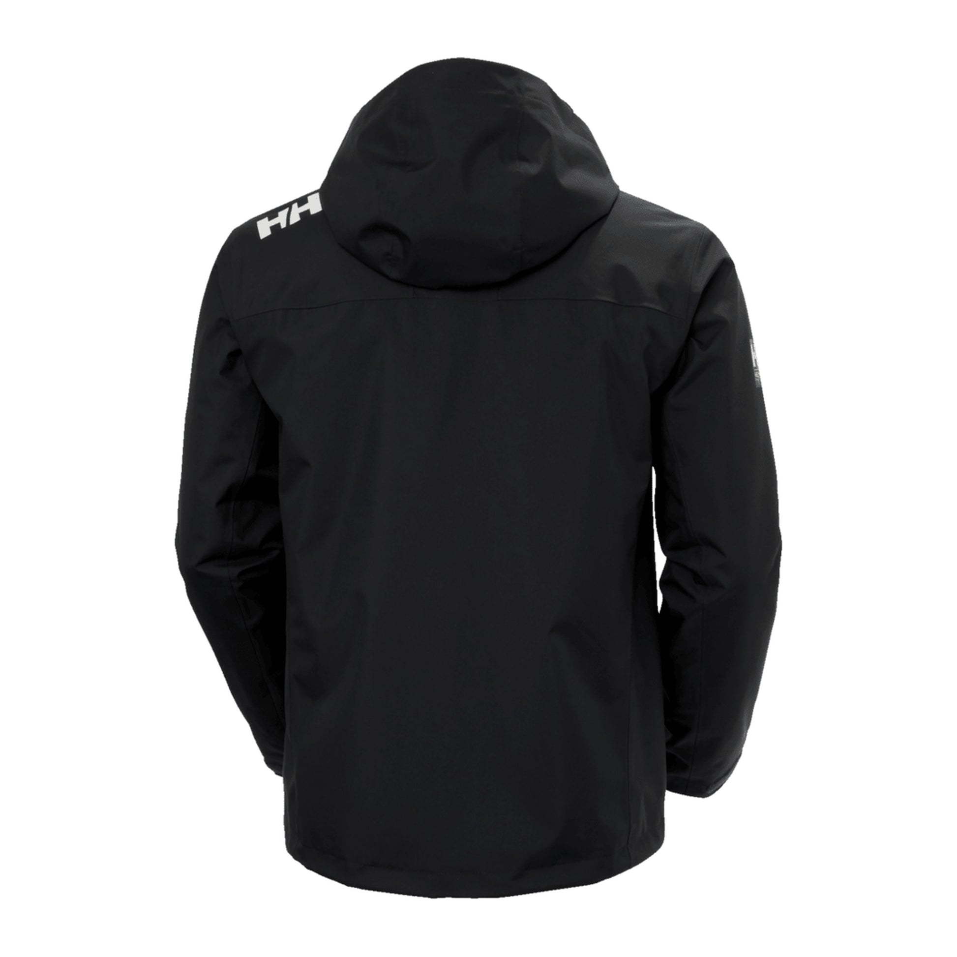 HH Men's Crew Hooded Midlayer Jacket 2 – Black – back