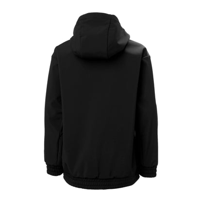 HH Junior Jr Powder Softshell Hoodie – Black – back