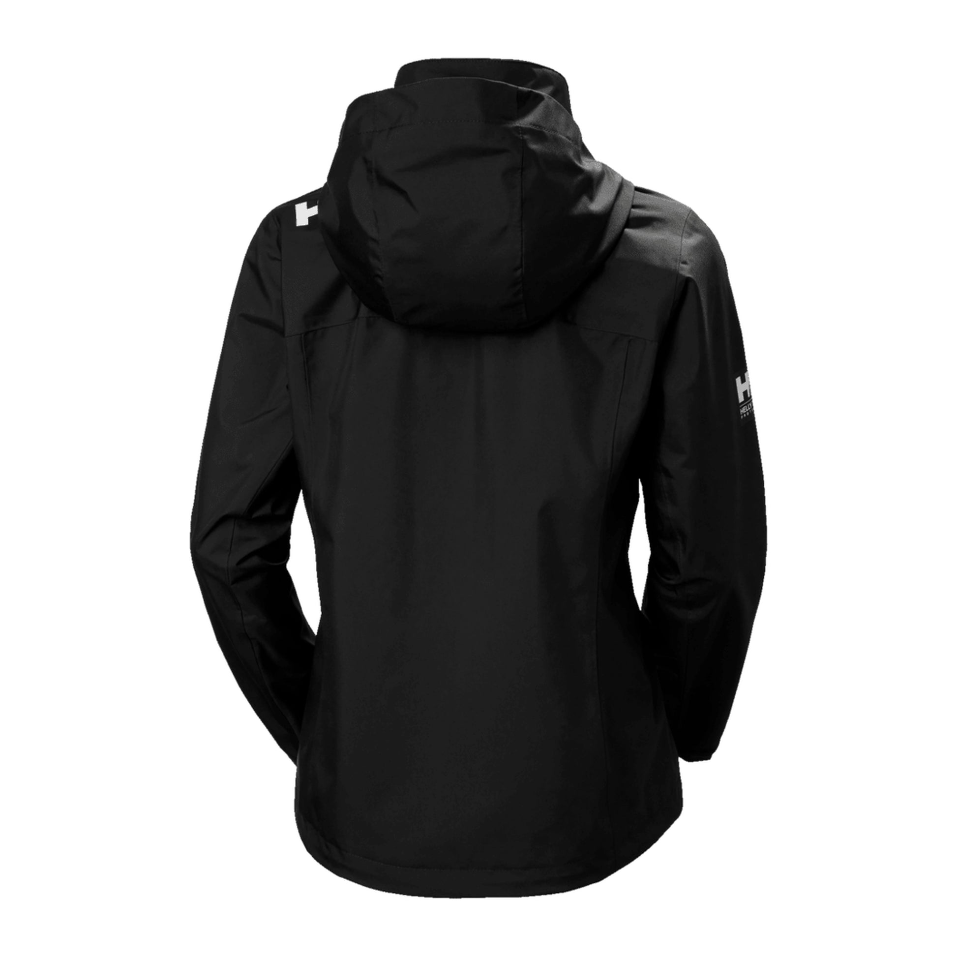 HH Women's W Crew Hooded Jacket 2.0 – Black – back