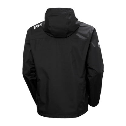 HH Men's Crew Hooded Jacket 2.0 – Black – back