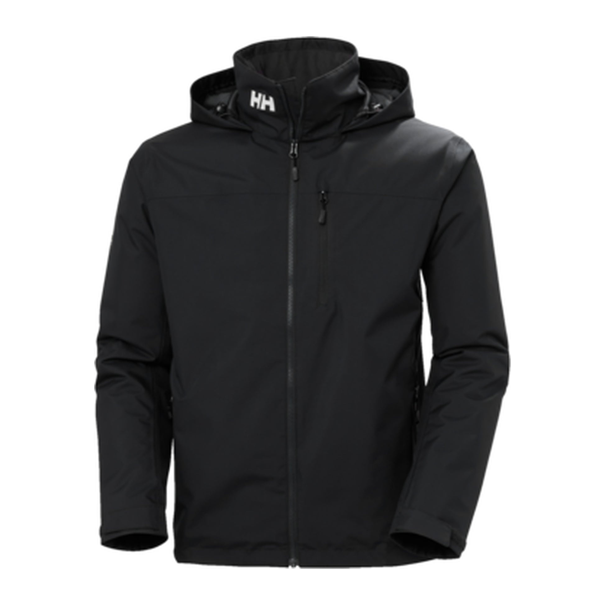 HH Men's Crew Hooded Midlayer Jacket 2 – Black – detail