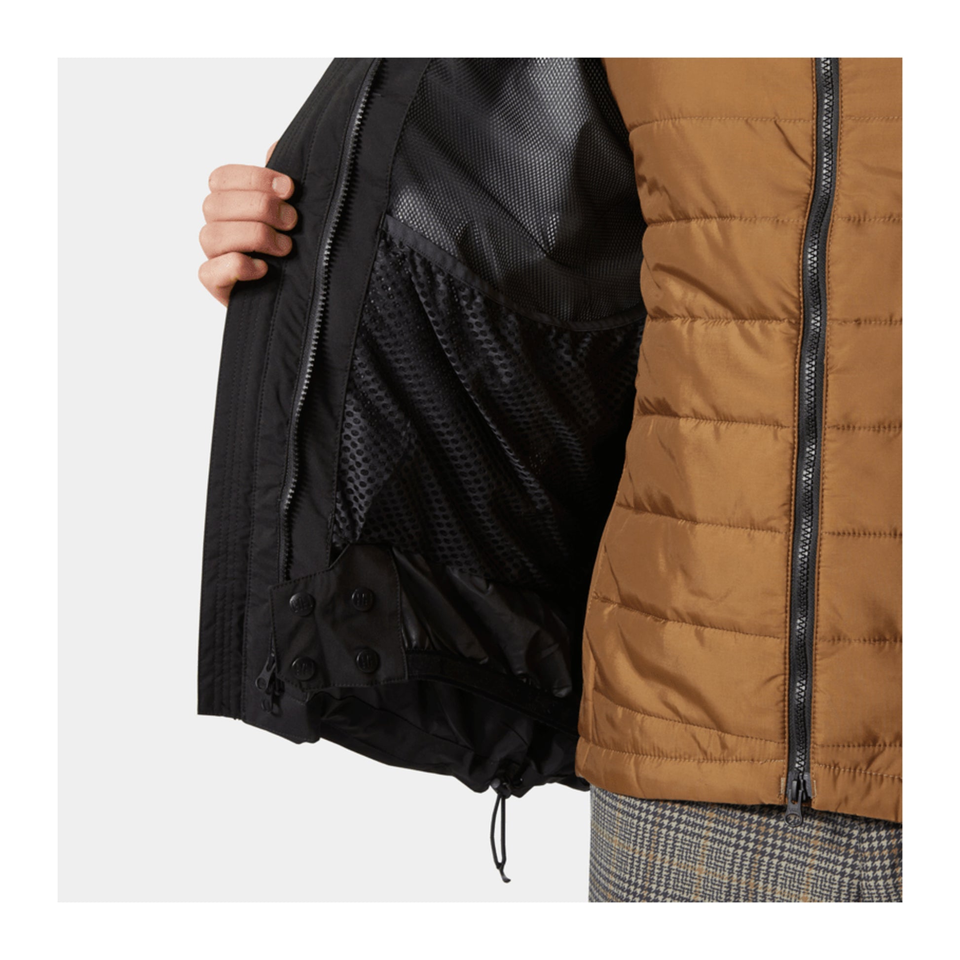 HH Men's Swift 3in1 Jkt – Black – detail
