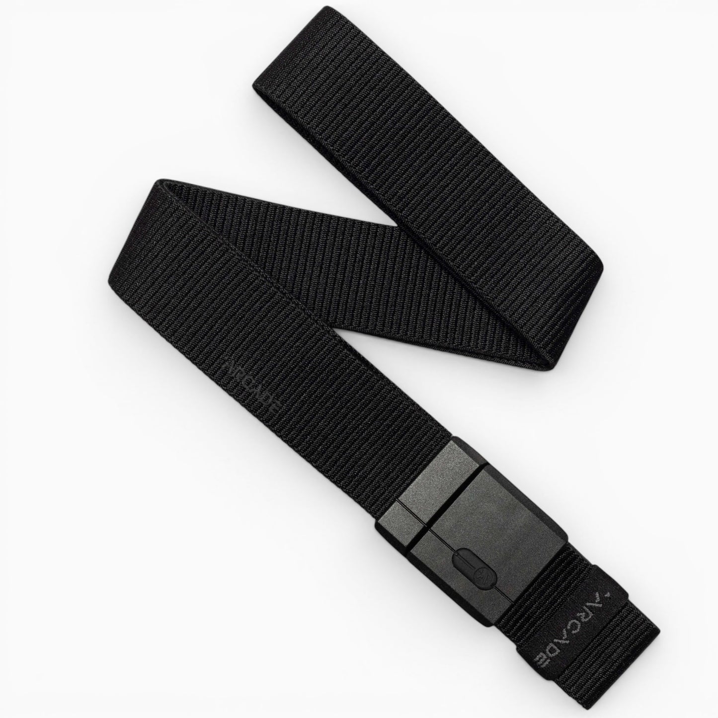 Arcade Aero Mag Belt in Black — full belt with buckle