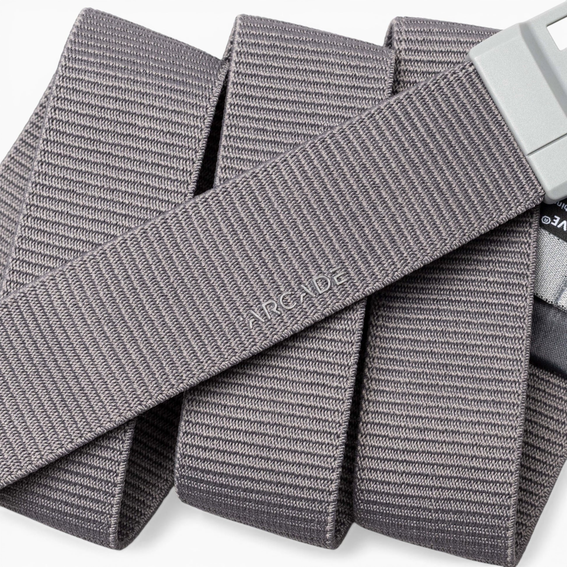 Arcade Aero Mag Belt in Charcoal — Arcade logo patch