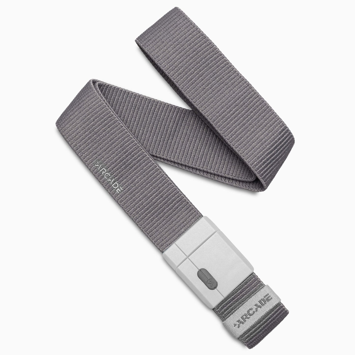 Arcade Aero Mag Belt in Charcoal — full belt with buckle