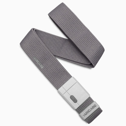 Arcade Aero Mag Belt in Charcoal — full belt with buckle