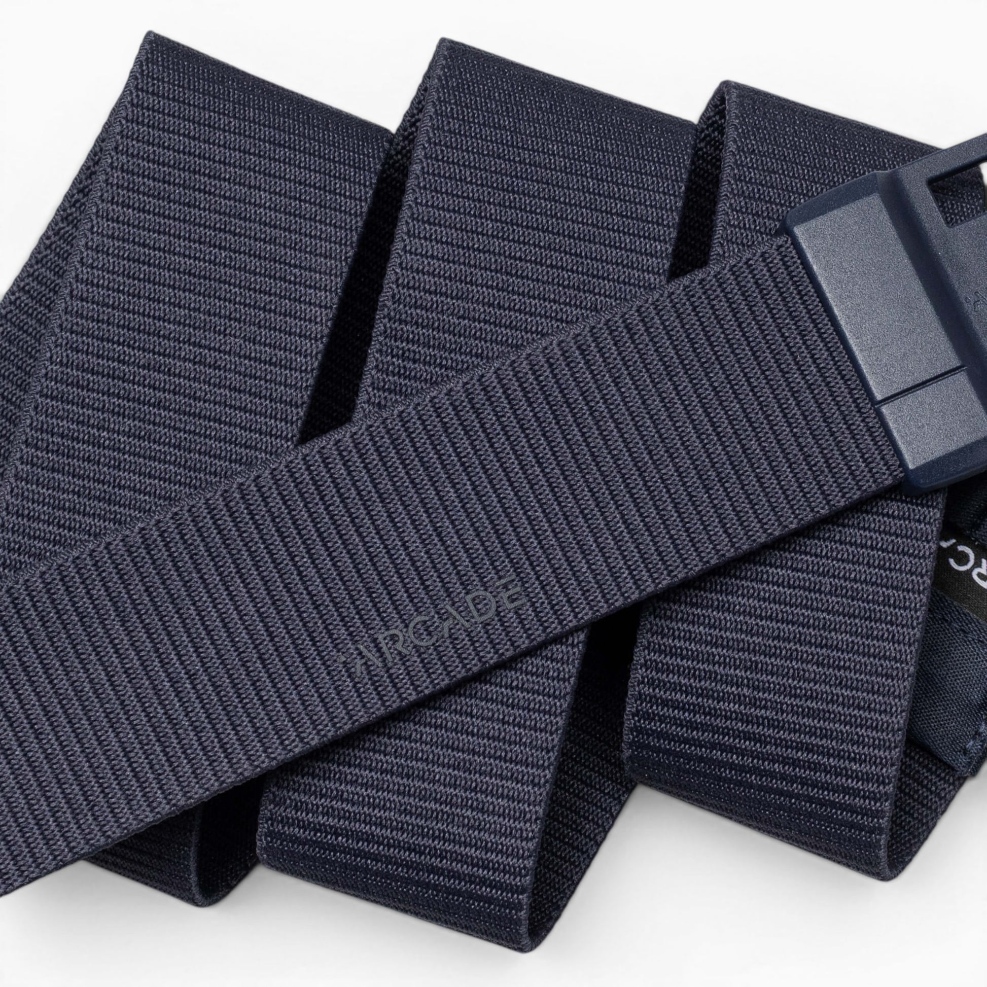 Arcade Aero Mag Belt in Navy — Arcade logo patch