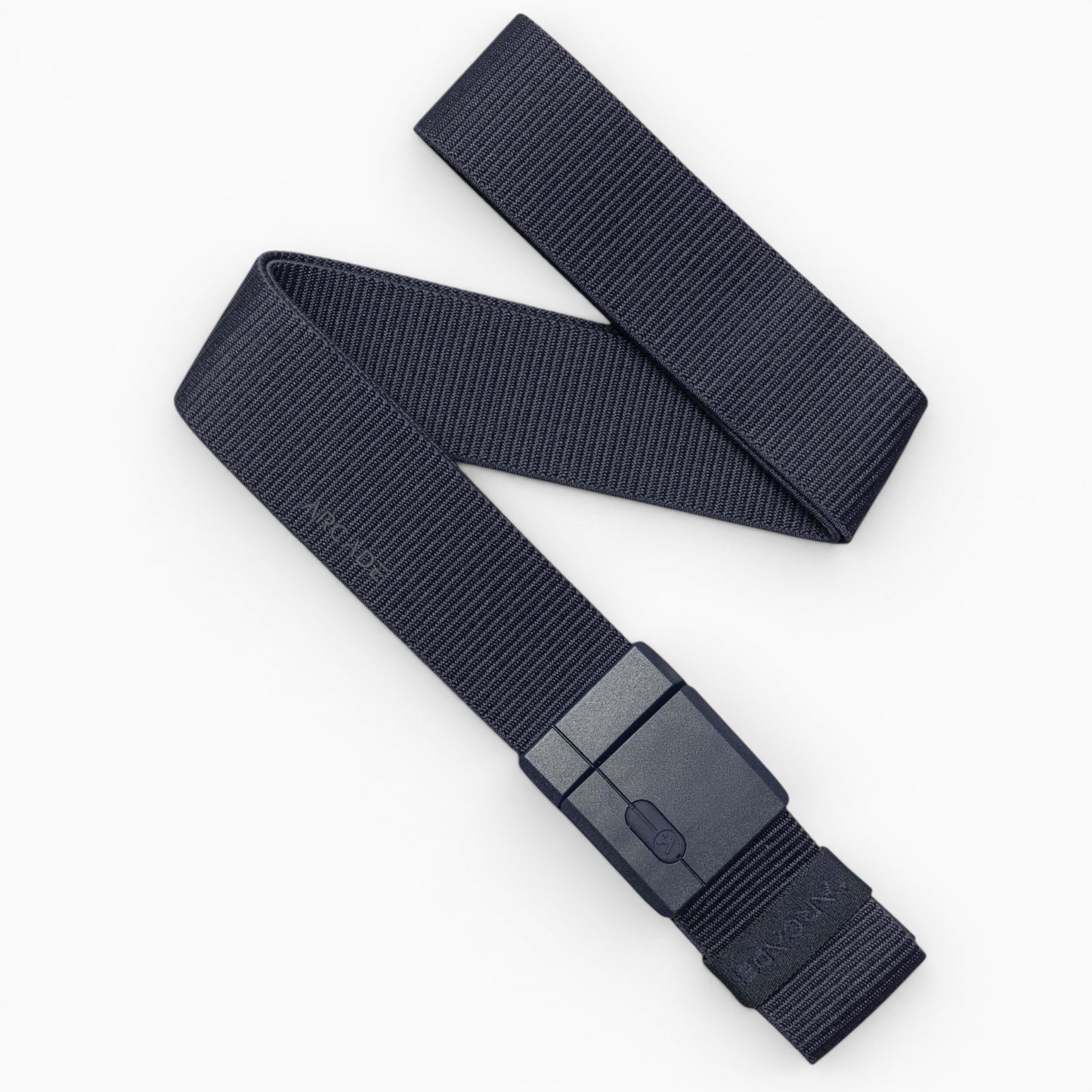 Arcade Aero Mag Belt in Navy — full belt with buckle