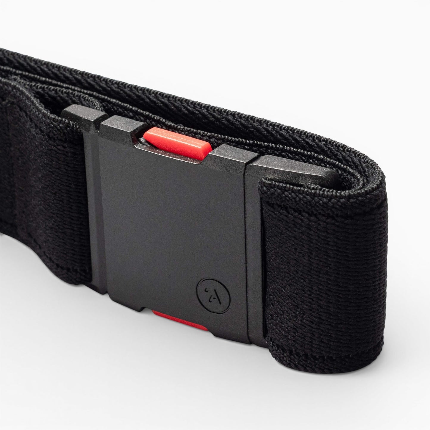 Arcade x RECCO Belt in Black — buckle, back