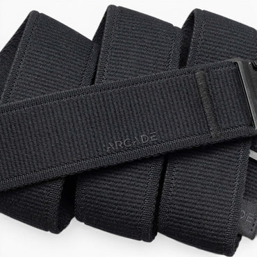 Arcade Atlas Belt in Black — Arcade logo patch