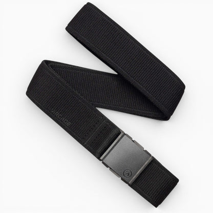 Arcade Atlas Belt in Black — full belt with buckle