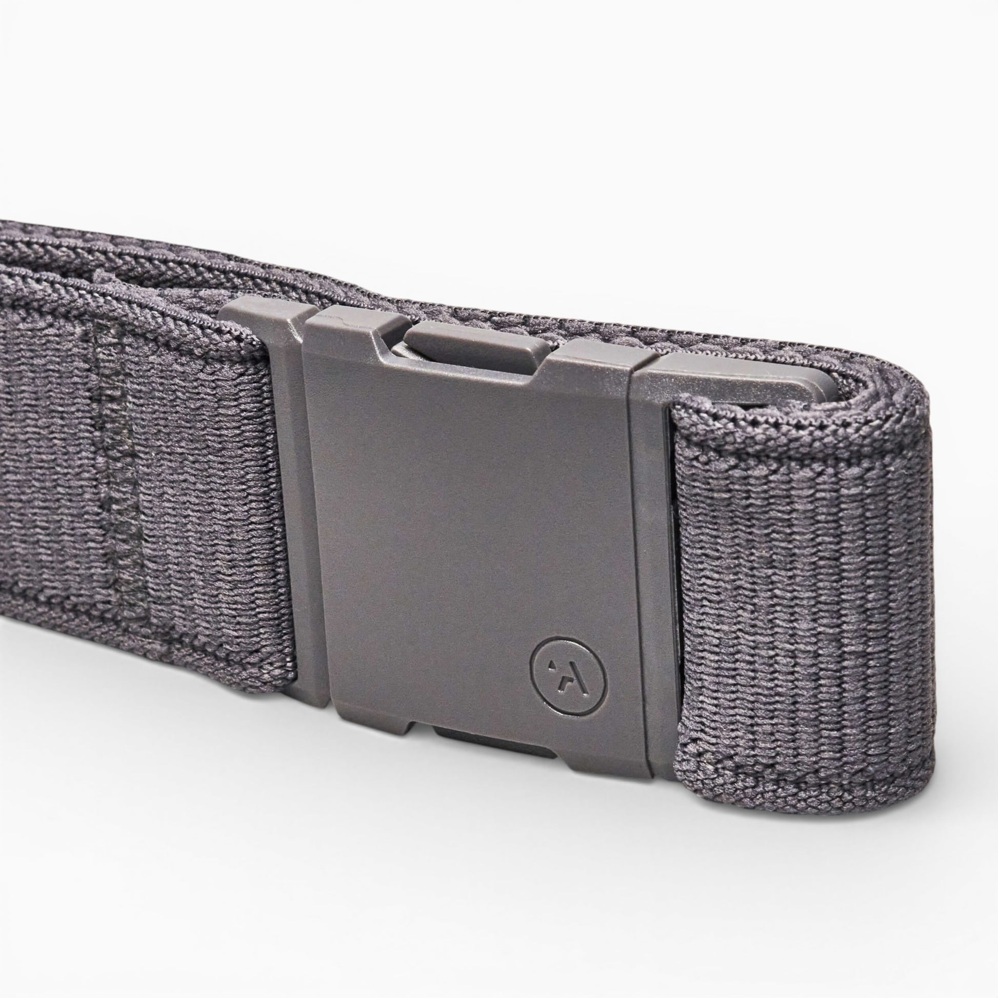 Arcade Atlas Belt in Charcoal — buckle, back