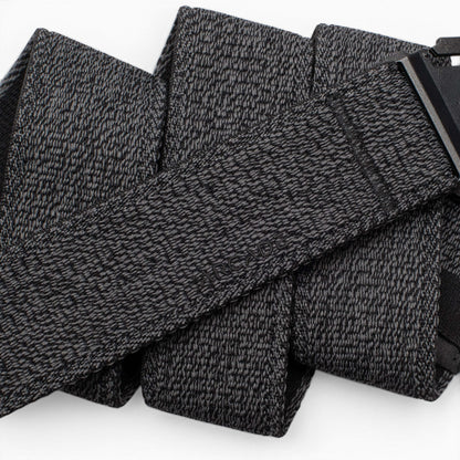 Arcade Atlas Belt in Heather Black — Arcade logo patch