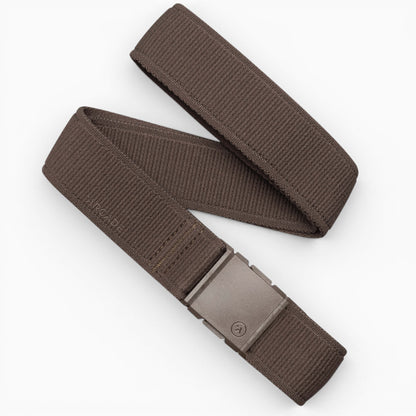 Arcade Atlas Belt in Med Brown — full belt with buckle