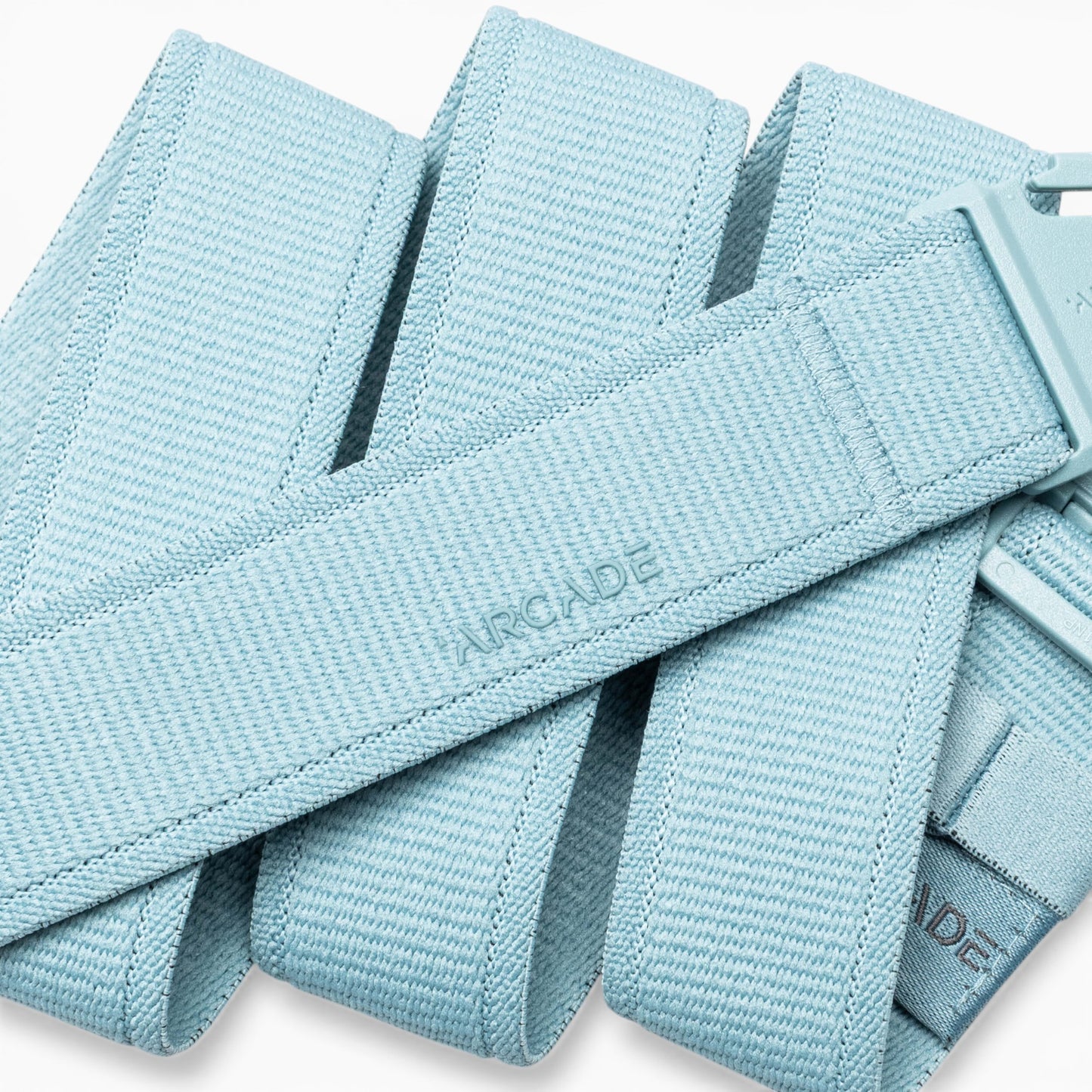 Arcade Atlas Slim Belt in Cove — Arcade logo patch