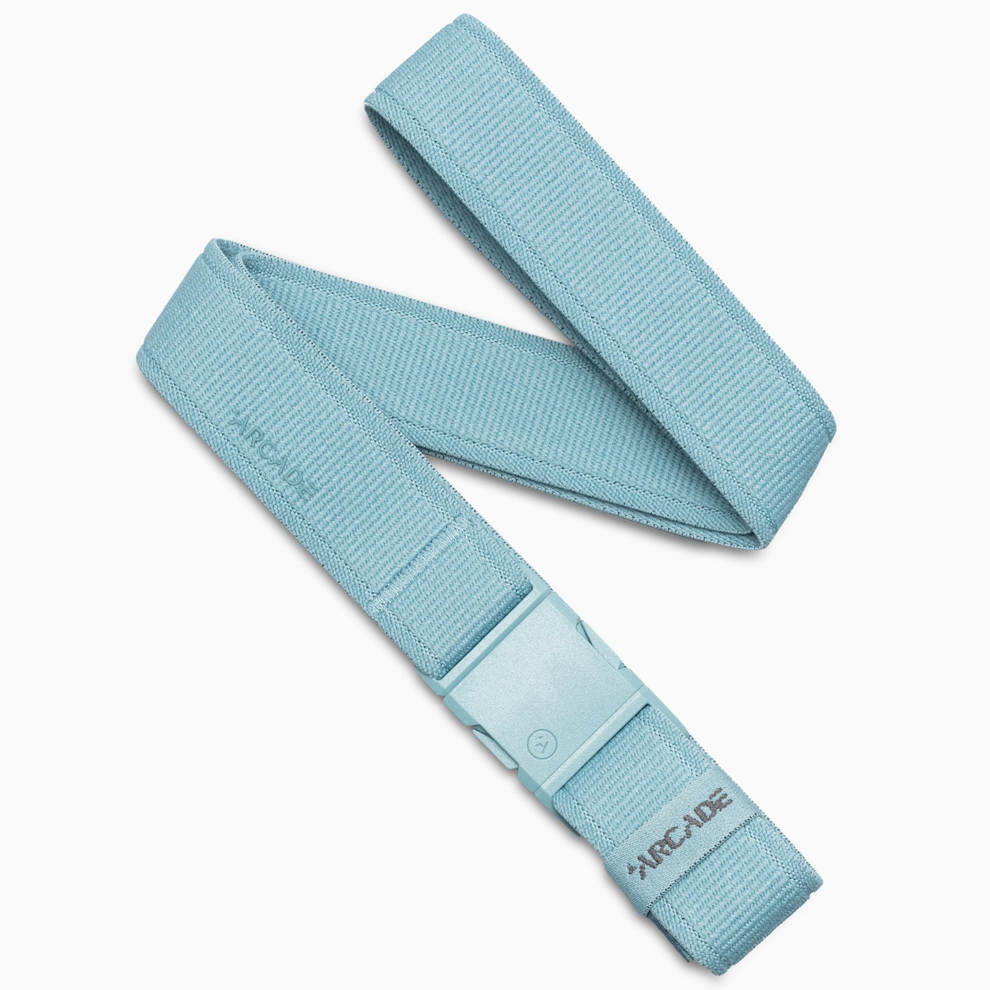 Arcade Atlas Slim Belt in Cove — full belt with buckle