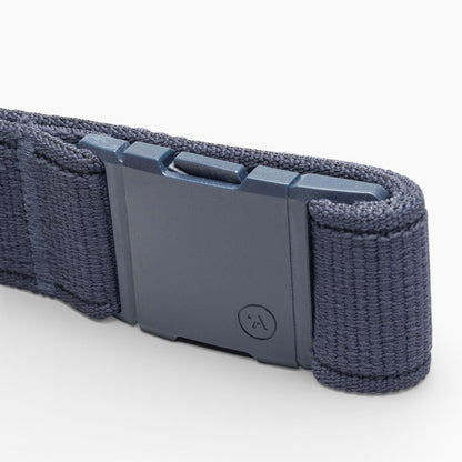 Arcade Atlas Slim Belt in Navy — buckle, back