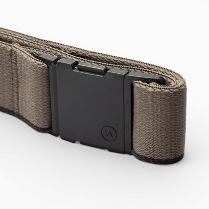 Arcade Blackwood Belt in Dunes/Bay — buckle, back