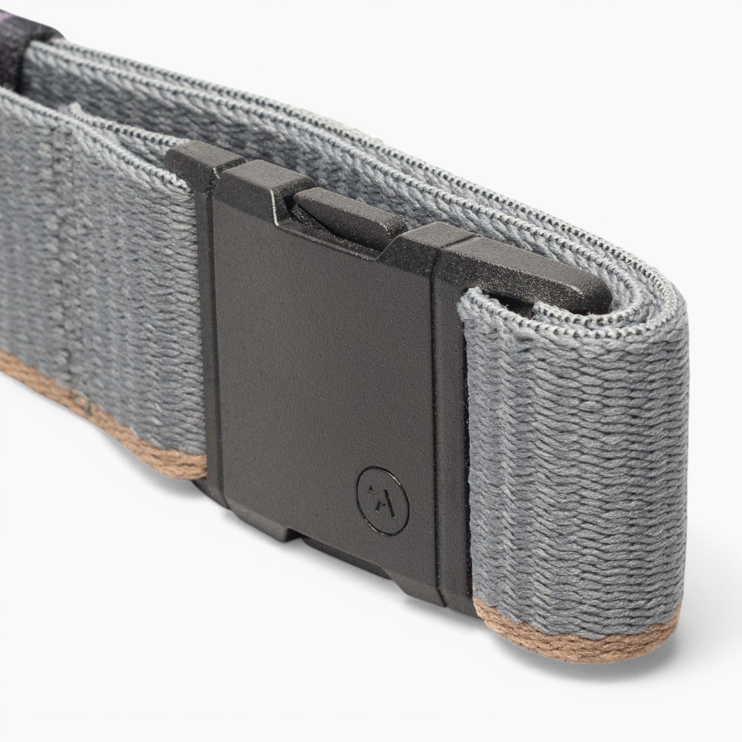 Arcade Blackwood Slim Belt in Shadow/Sand — buckle, back