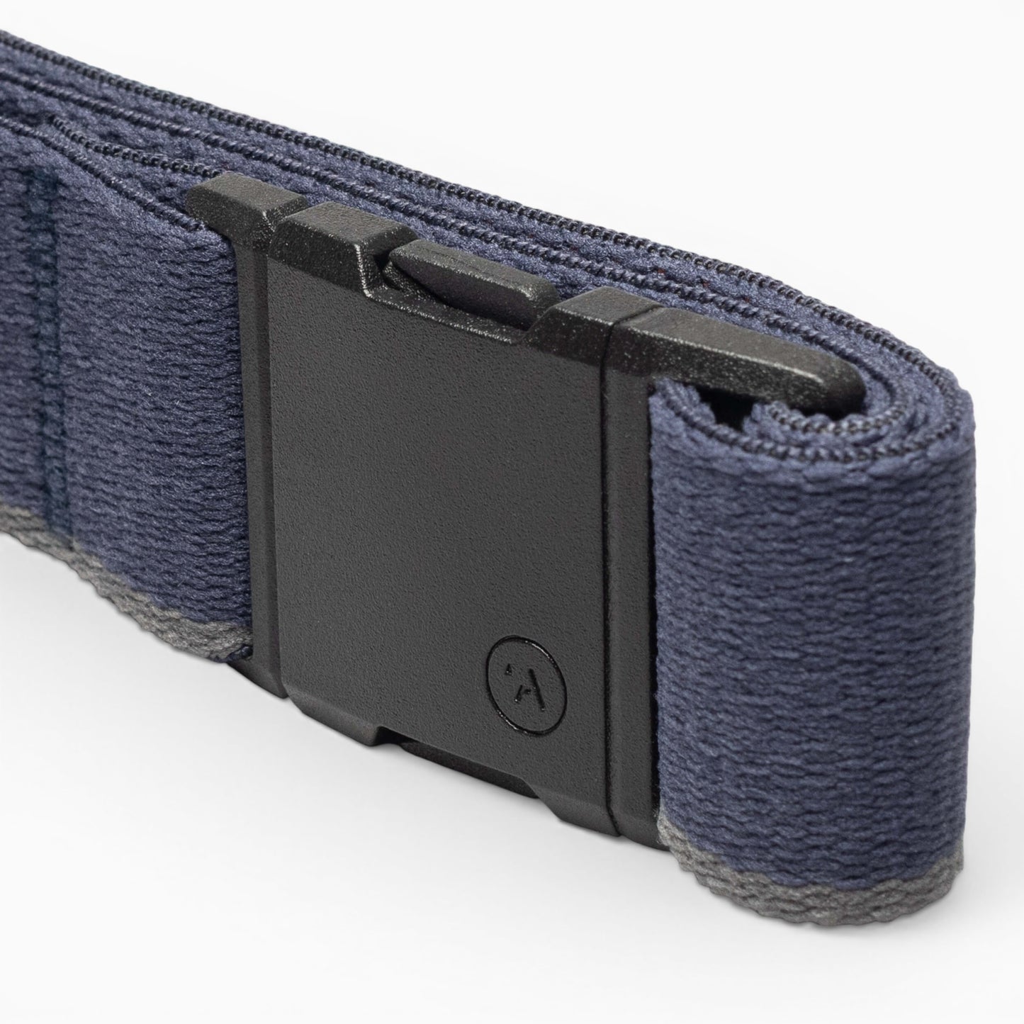Arcade Blackwood Youth Belt in Navy/Flame — buckle, back