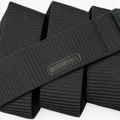 Arcade Carver Belt in Black — Arcade logo patch