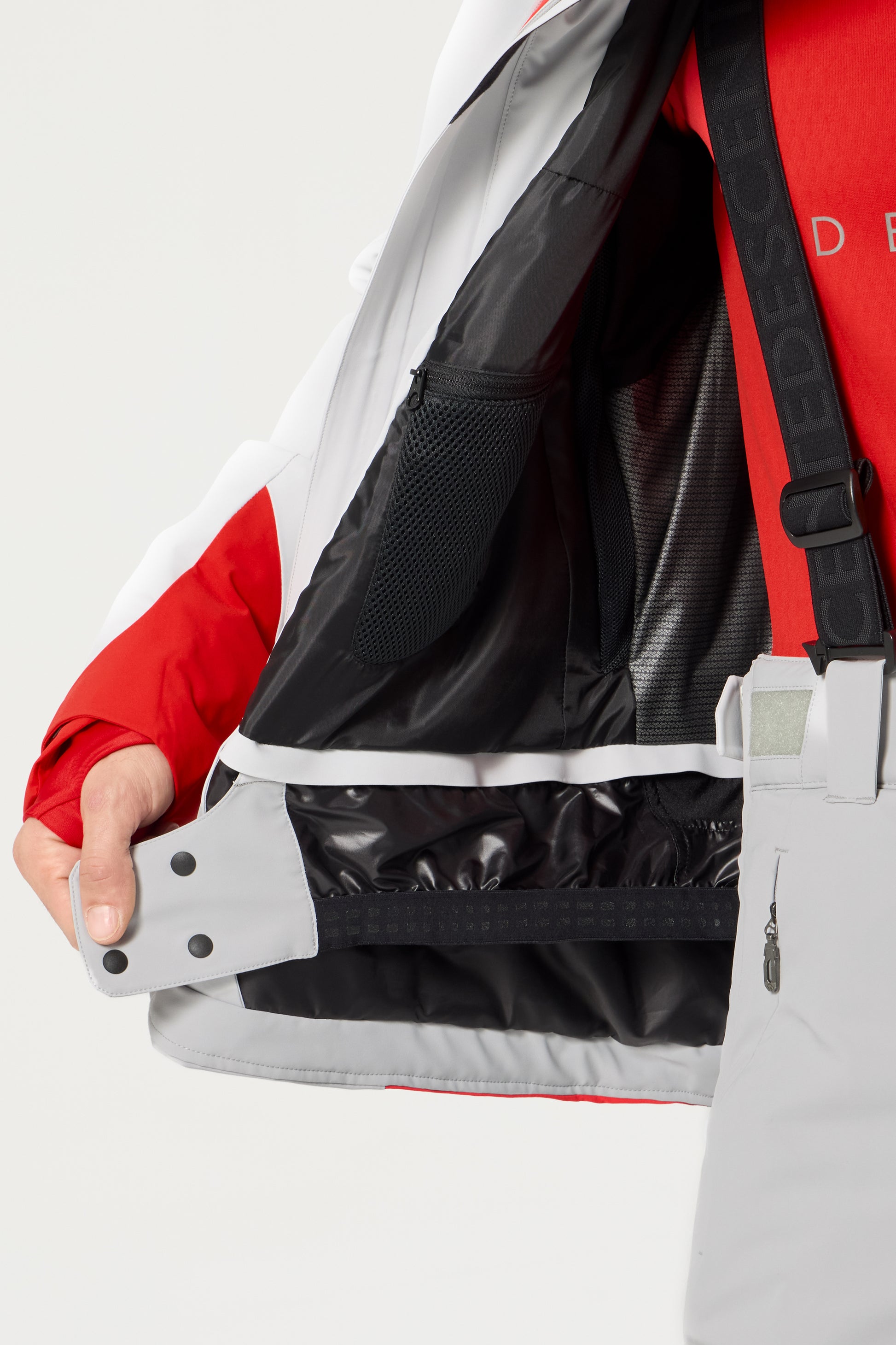 Descente Smart Padding Insulated Jacket, Gray Red