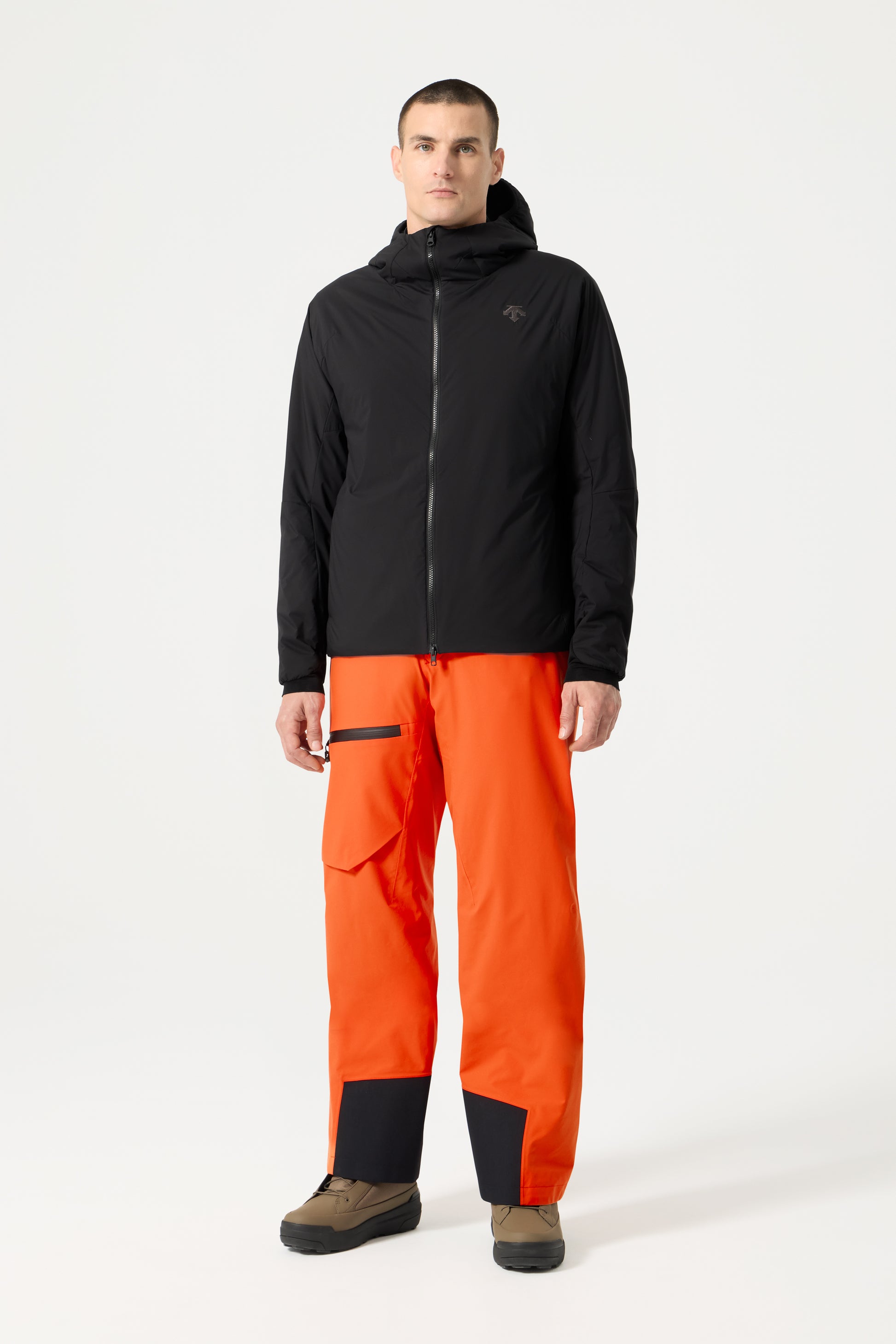 Descente Light Insulation Hoodie, Black