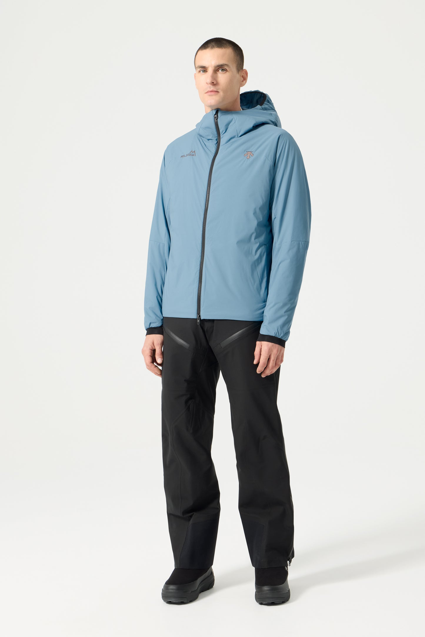 Descente Light Insulation Hoodie, Cloud Blue