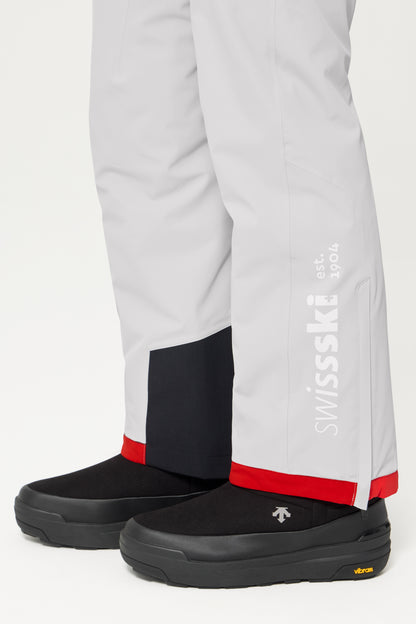 Descente Swiss Pants, Gray Red