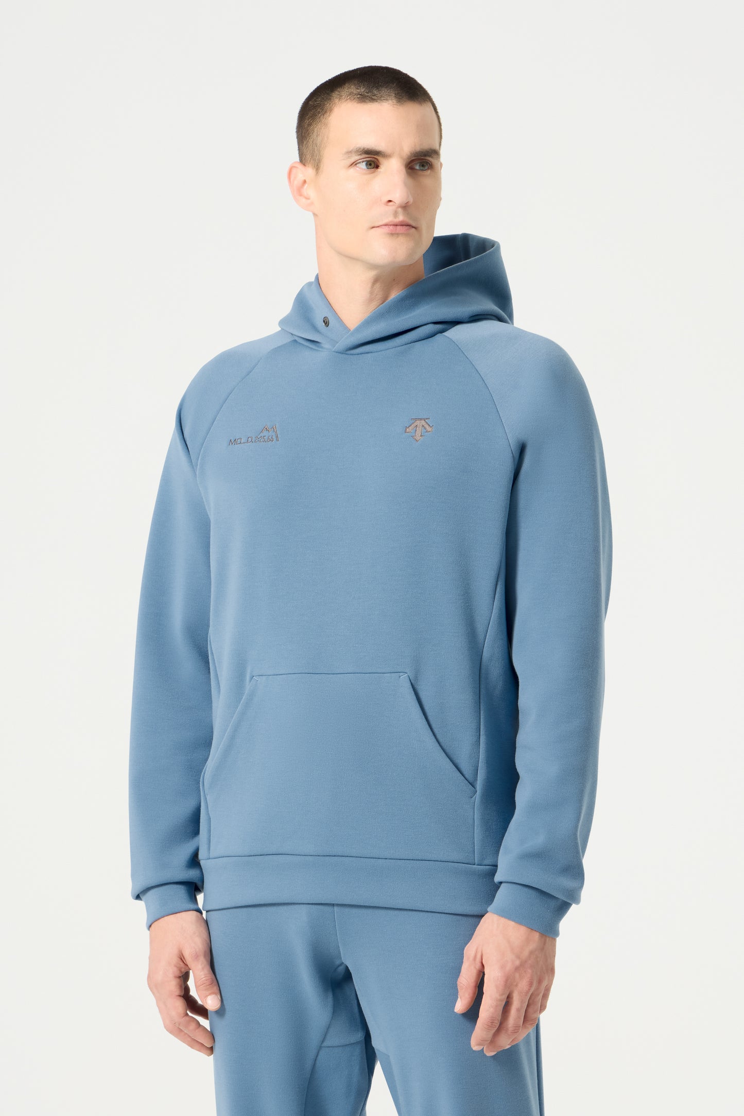 Descente Tech Sweat Parka, Cloud Blue