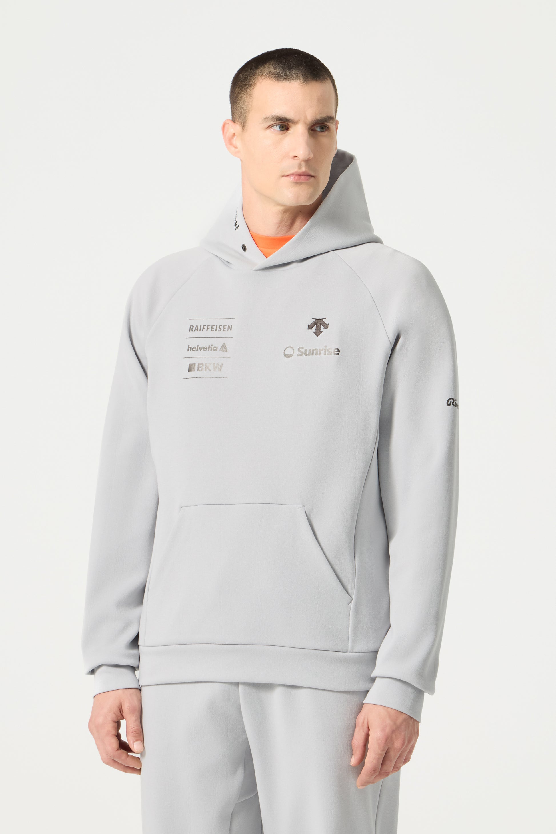 Descente Tech Sweat Parka, Icicle Gray