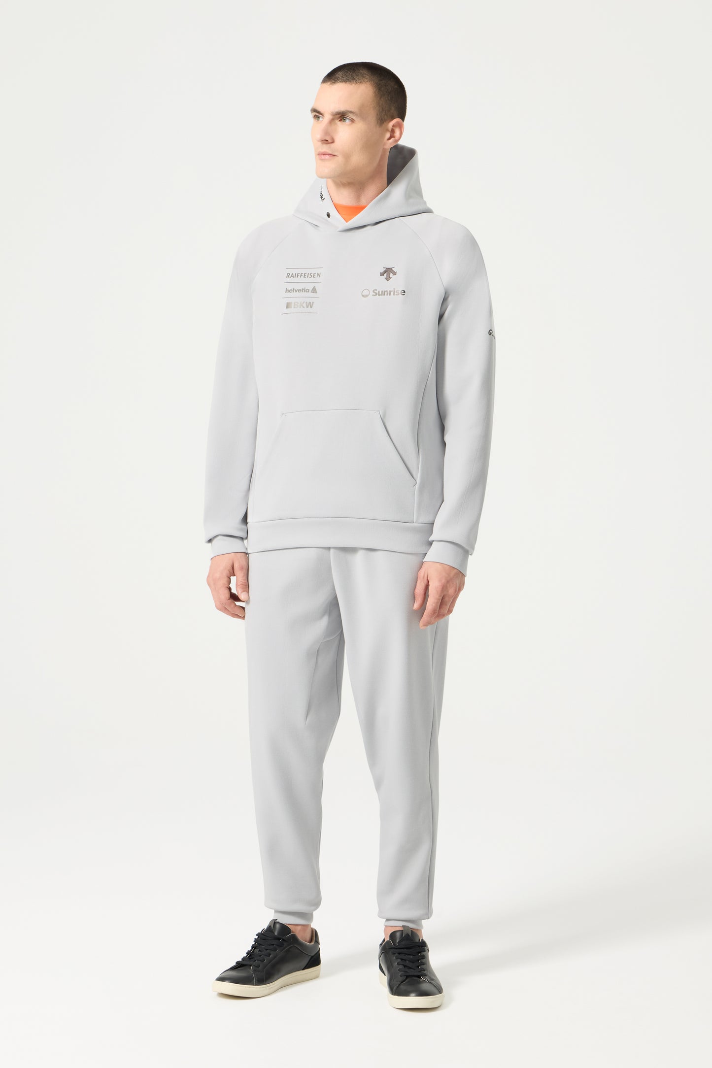 Descente Tech Sweat Parka, Icicle Gray