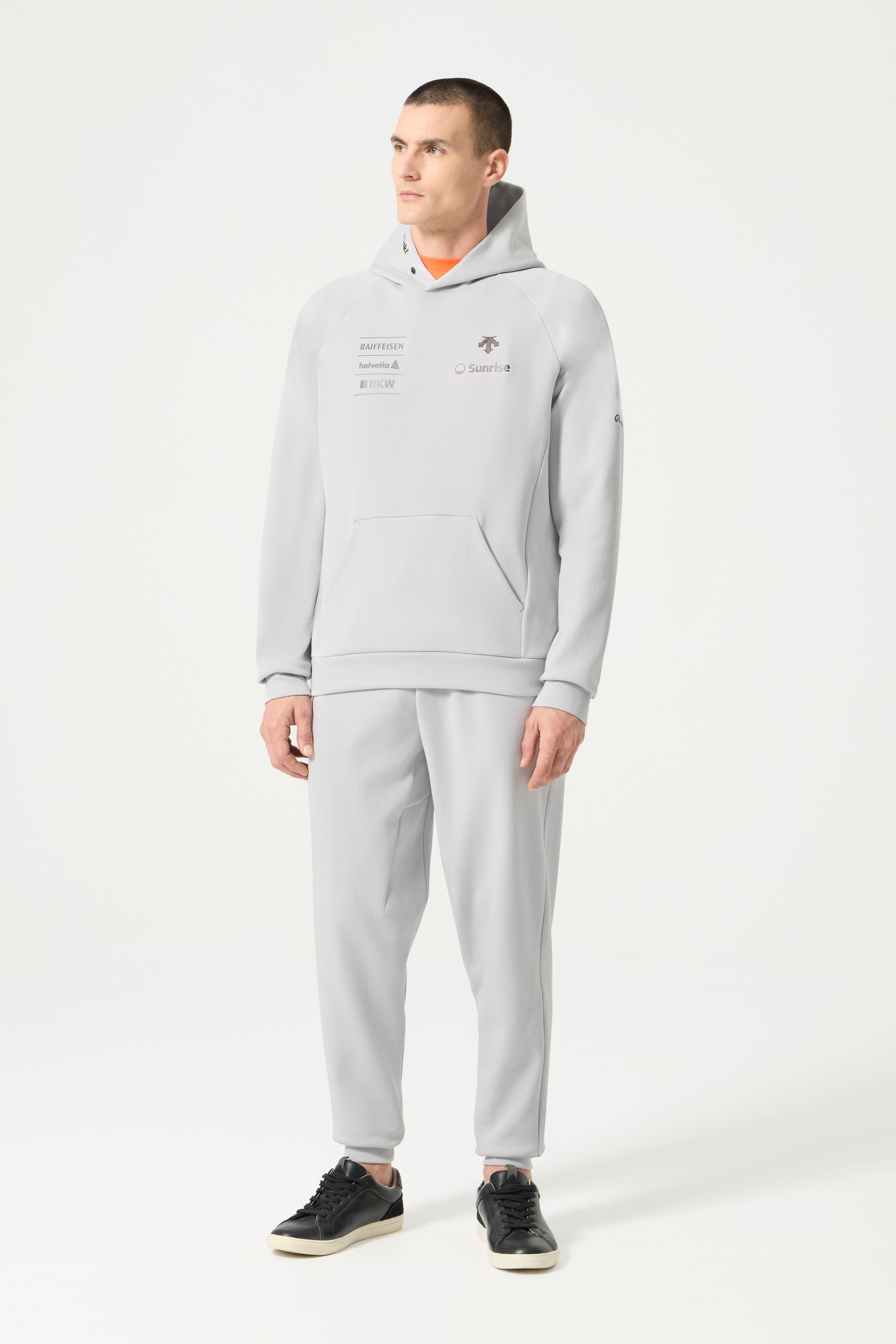 Descente Tech Sweat Parka, Icicle Gray