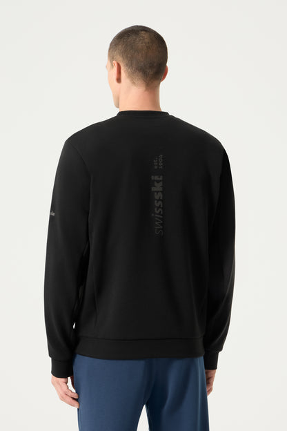 Descente Tech Sweat Shirt, Black