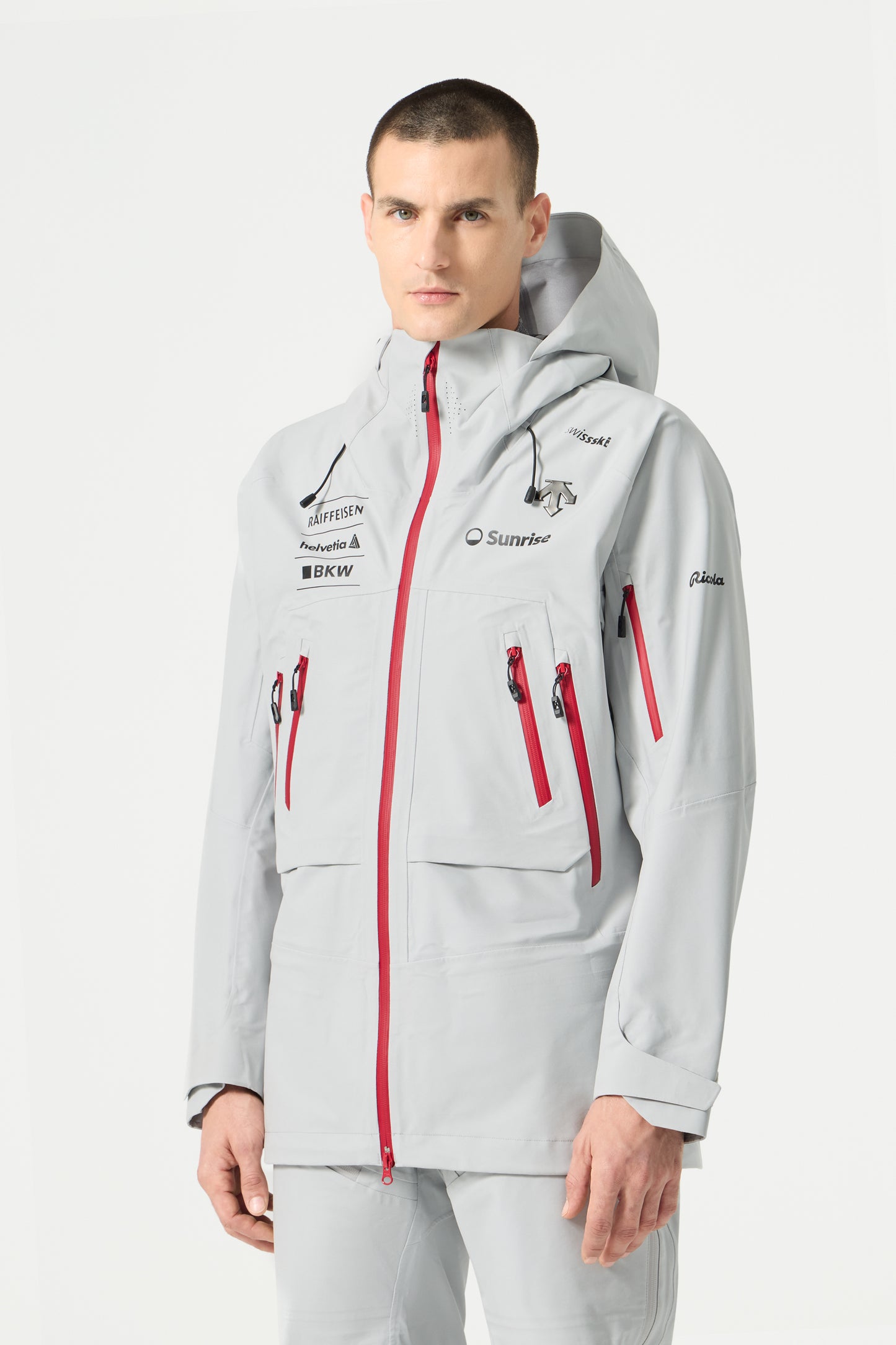 Descente S.I.O Shell 3L Jacket, Icicle Gray