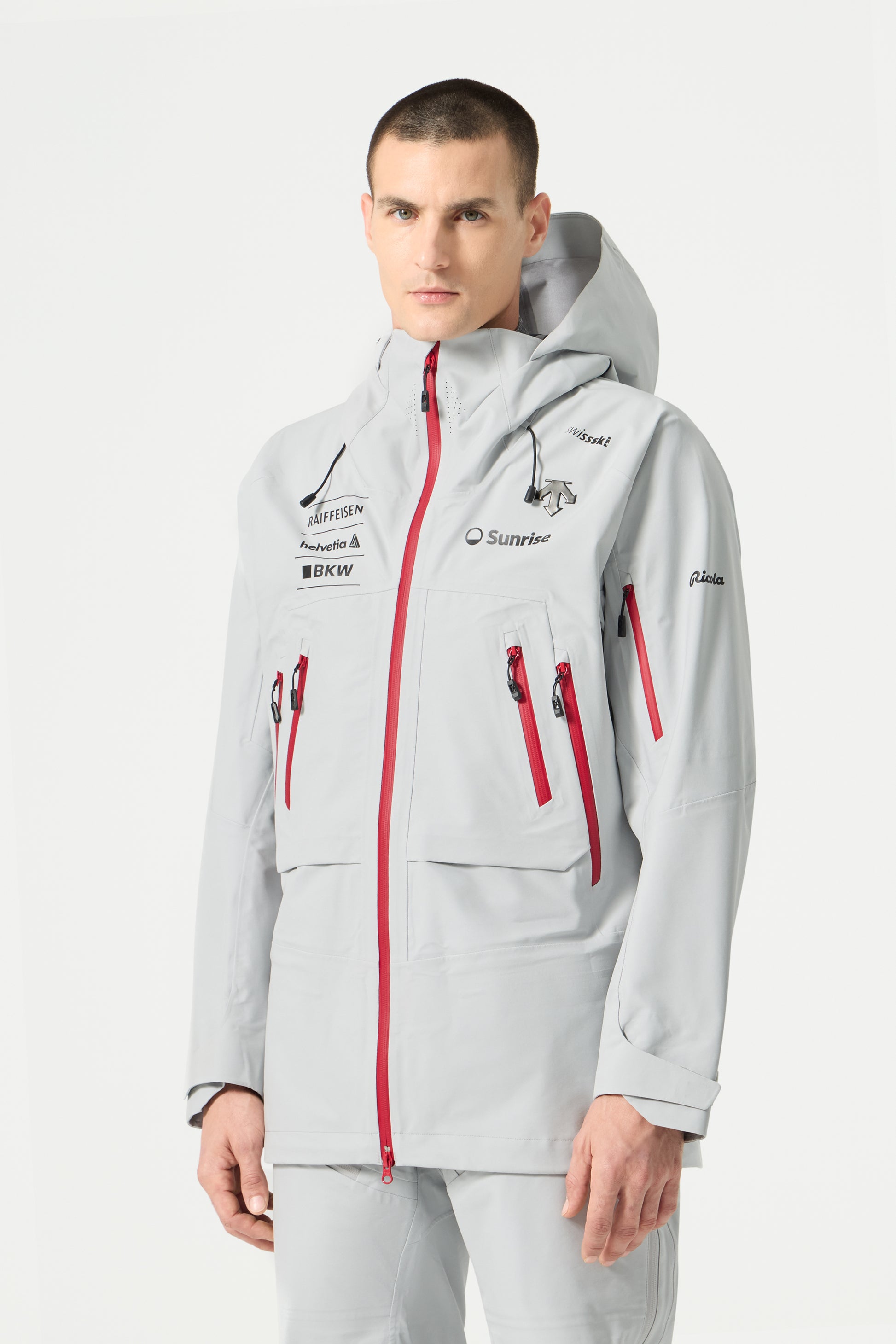 Descente S.I.O Shell 3L Jacket, Icicle Gray