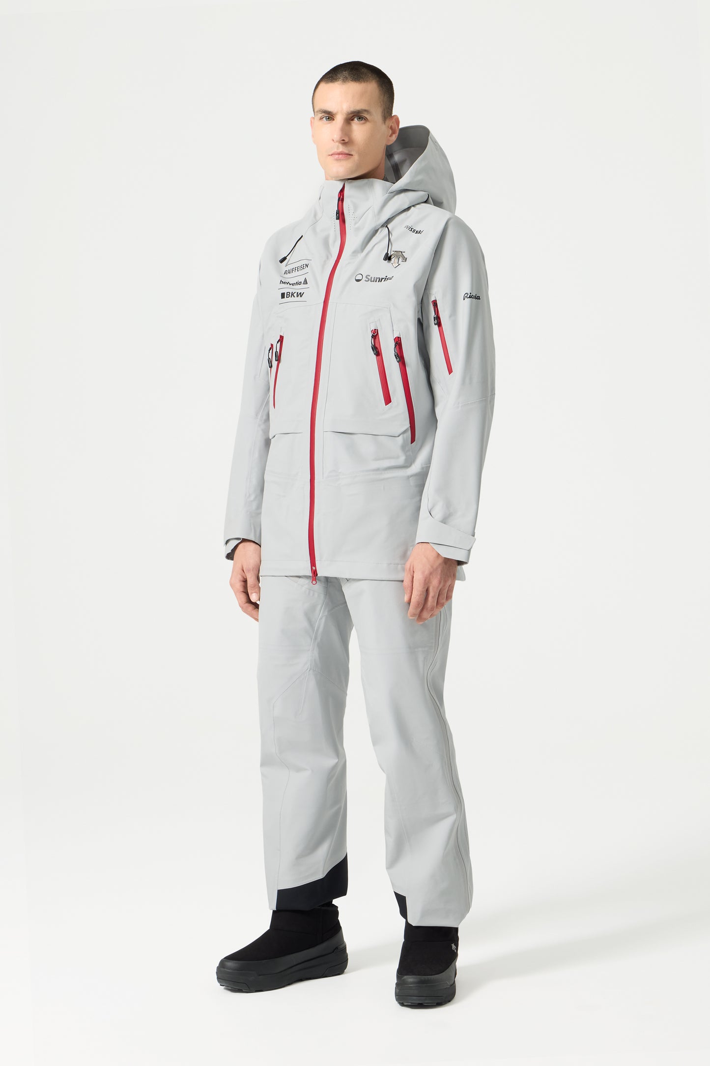 Descente S.I.O Shell 3L Jacket, Icicle Gray