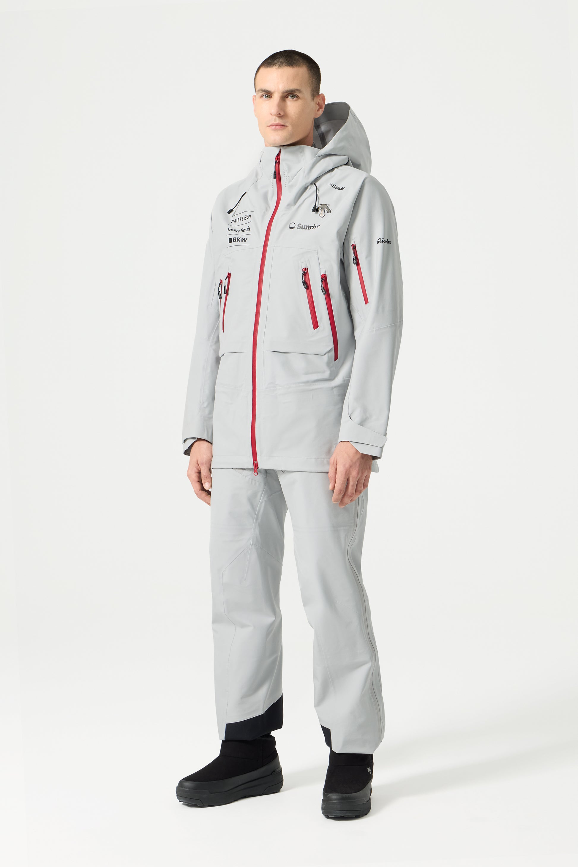 Descente S.I.O Shell 3L Jacket, Icicle Gray
