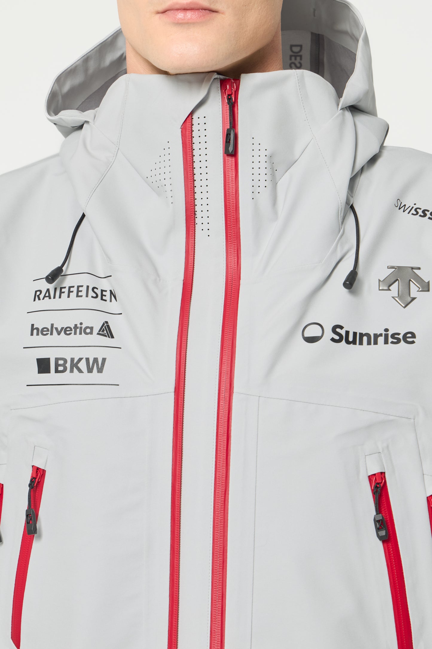 Descente S.I.O Shell 3L Jacket, Icicle Gray