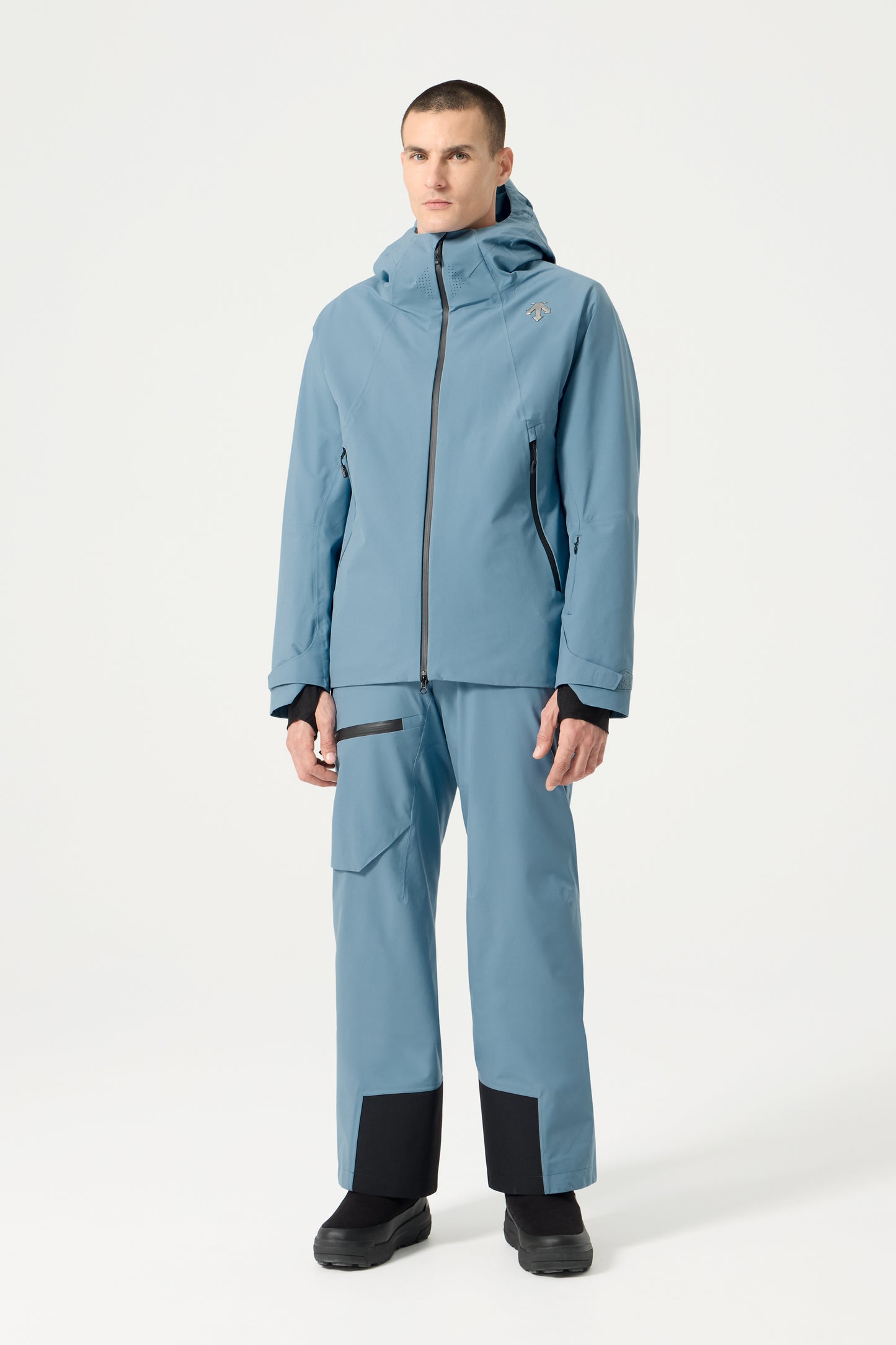 Descente Brushed Lining Jacket, Cloud Blue