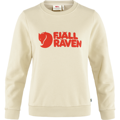 Fjällräven Fjällräven Logo Sweater W - Chalk White-Flame Orange-113-214