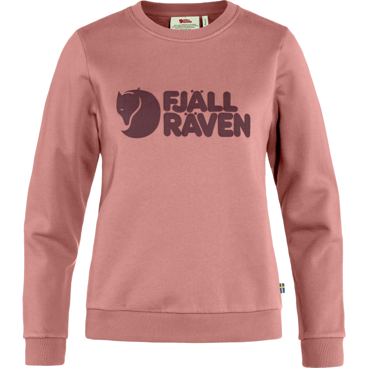 Fjällräven Fjällräven Logo Sweater W - Dusty Rose-Port-300-357