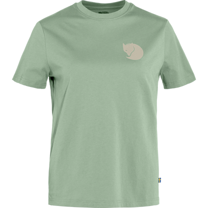 Fjällräven Fox Boxy Logo Tee W - Misty Green-674